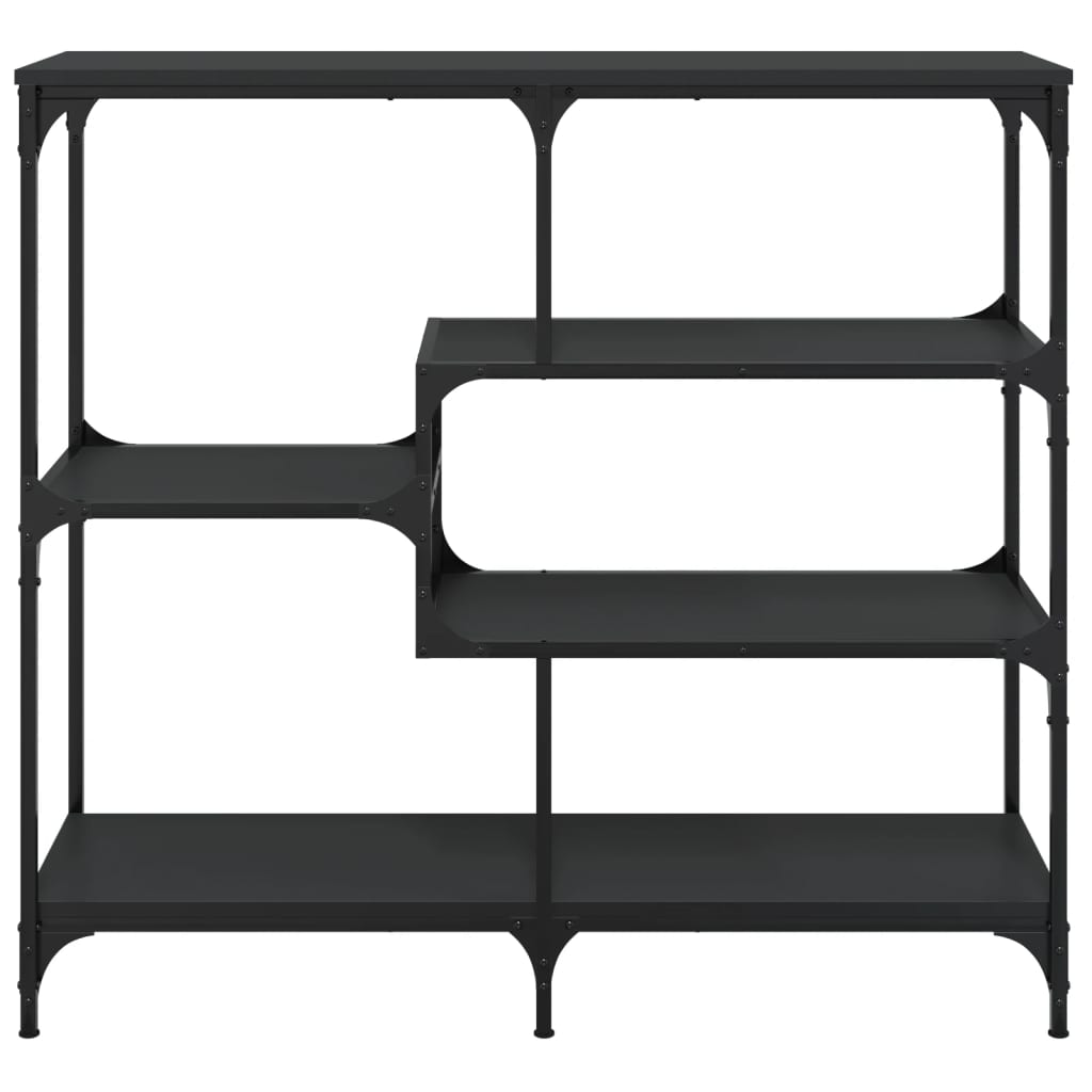 vidaXL Console Table Black 103x32x95 cm Engineered Wood