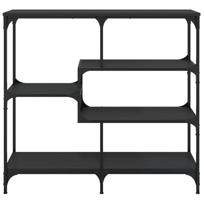 vidaXL Console Table Black 103x32x95 cm Engineered Wood