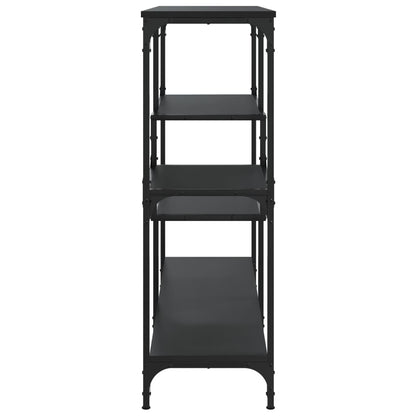 vidaXL Console Table Black 103x32x95 cm Engineered Wood