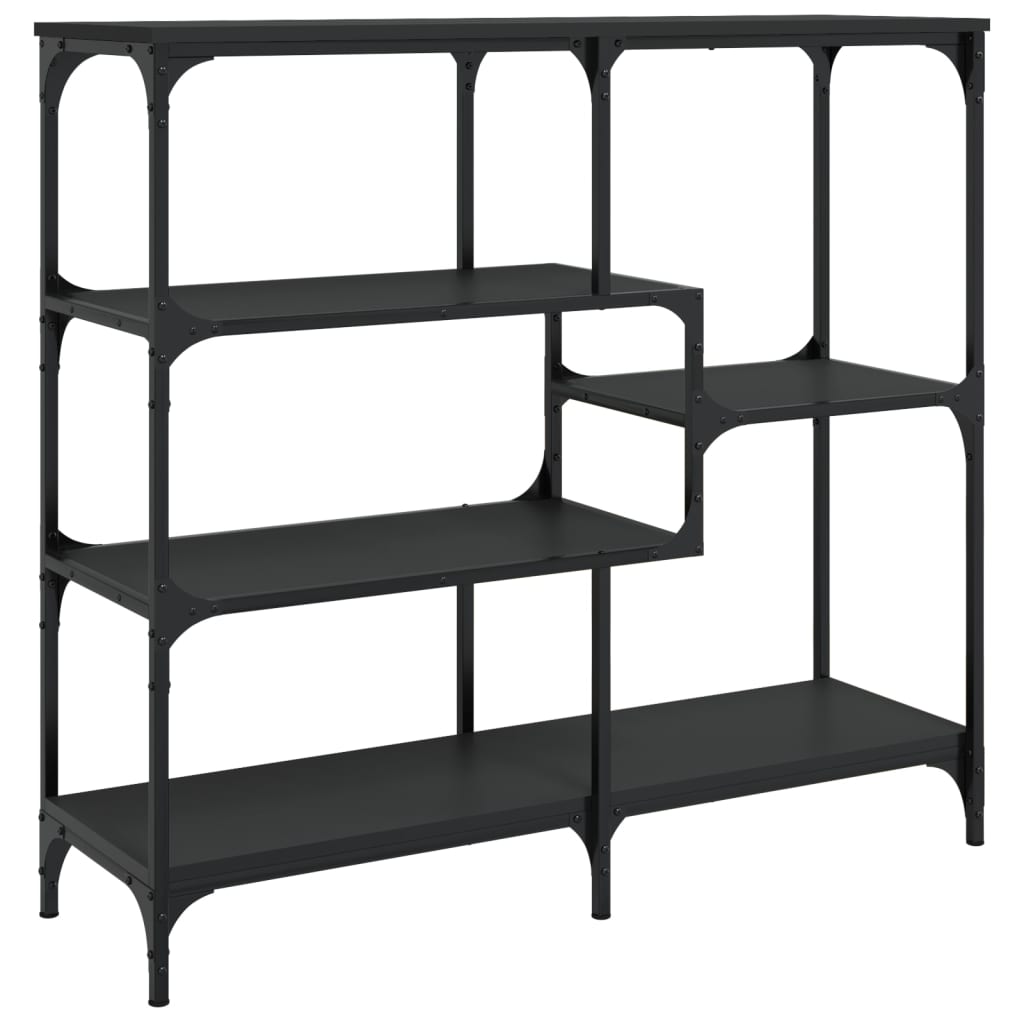 vidaXL Console Table Black 103x32x95 cm Engineered Wood