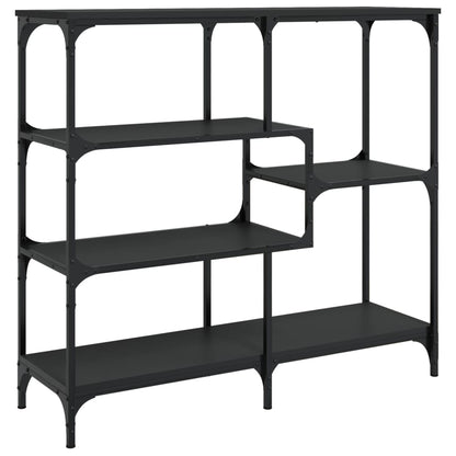 vidaXL Console Table Black 103x32x95 cm Engineered Wood