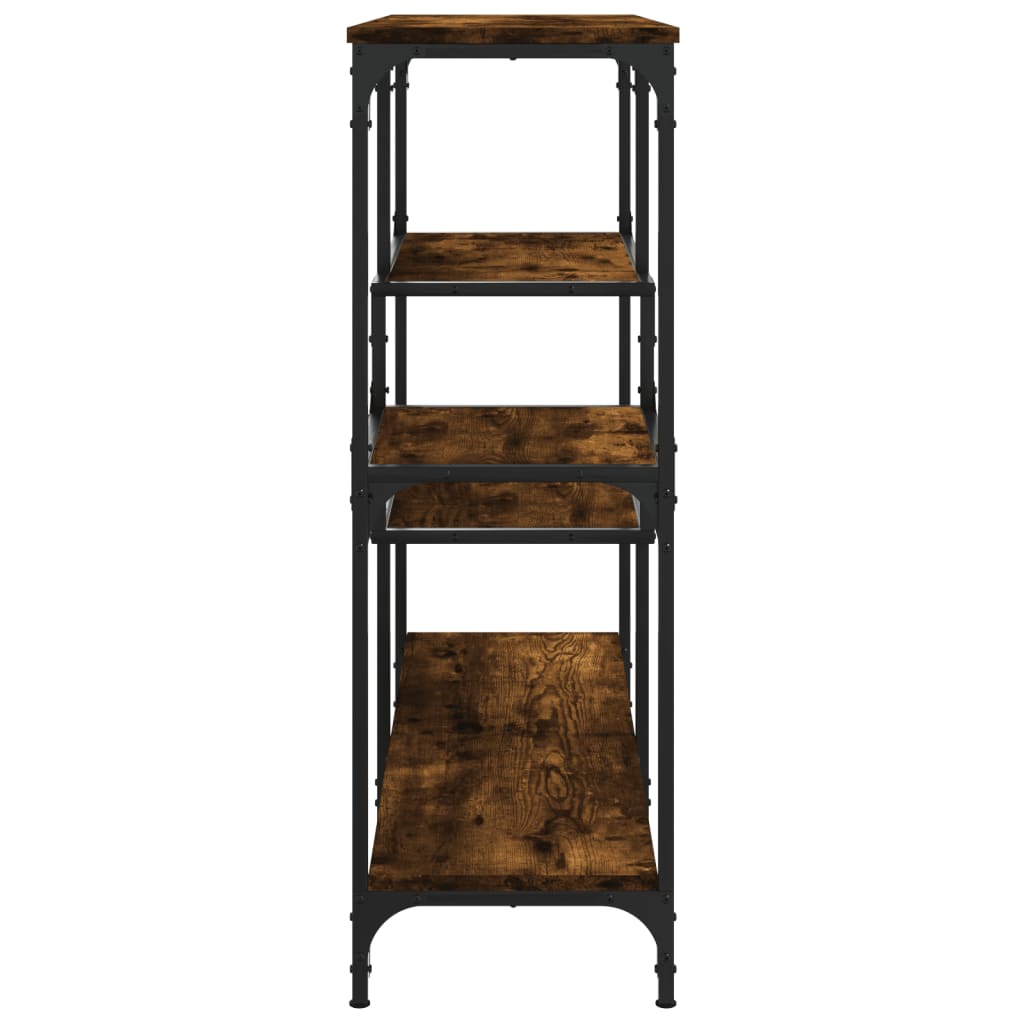 vidaXL Console Table Smoked Oak 103x32x95 cm Engineered Wood