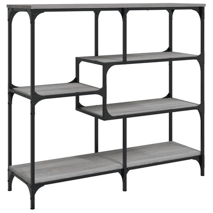 vidaXL Console Table Grey Sonoma 103x32x95 cm Engineered Wood