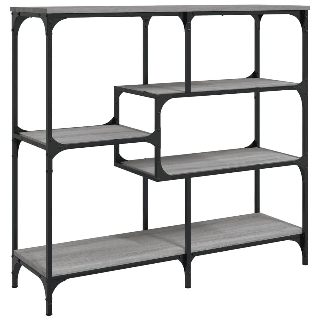 vidaXL Console Table Grey Sonoma 103x32x95 cm Engineered Wood