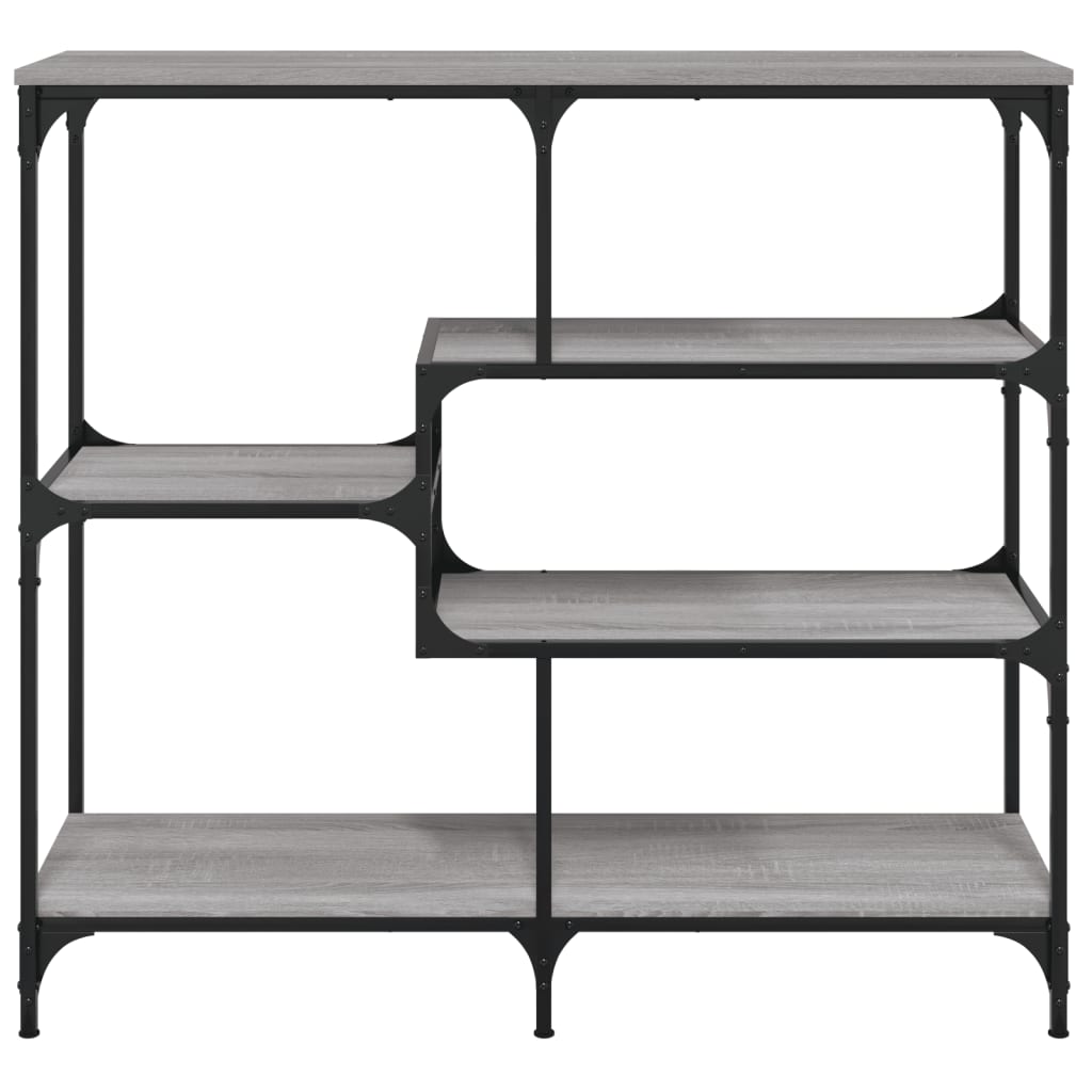 vidaXL Console Table Grey Sonoma 103x32x95 cm Engineered Wood