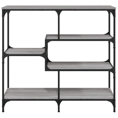 vidaXL Console Table Grey Sonoma 103x32x95 cm Engineered Wood