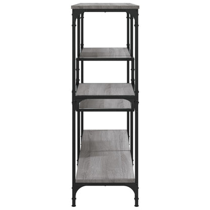vidaXL Console Table Grey Sonoma 103x32x95 cm Engineered Wood