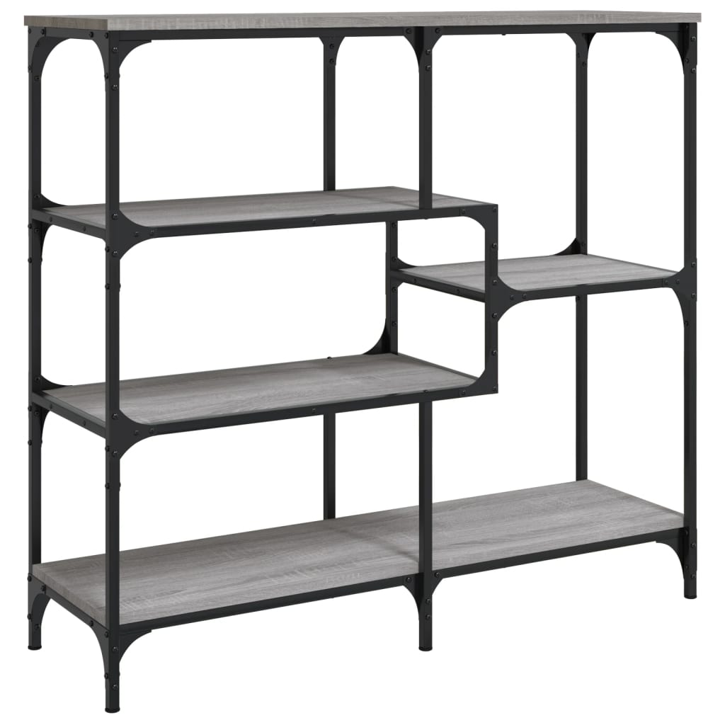 vidaXL Console Table Grey Sonoma 103x32x95 cm Engineered Wood