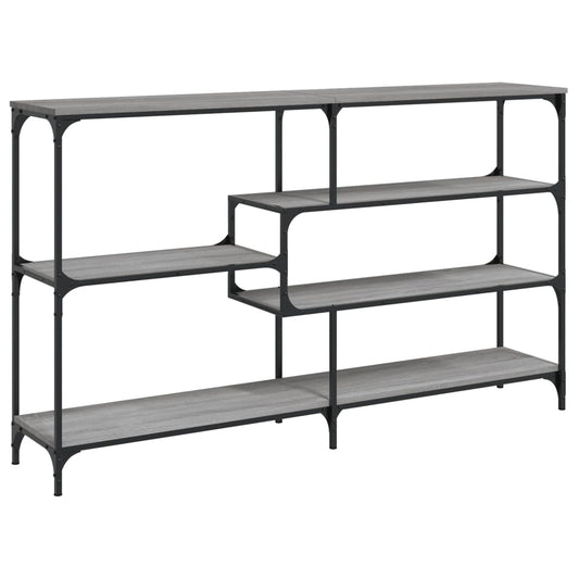 vidaXL Console Table Grey Sonoma 160x32x95 cm Engineered Wood