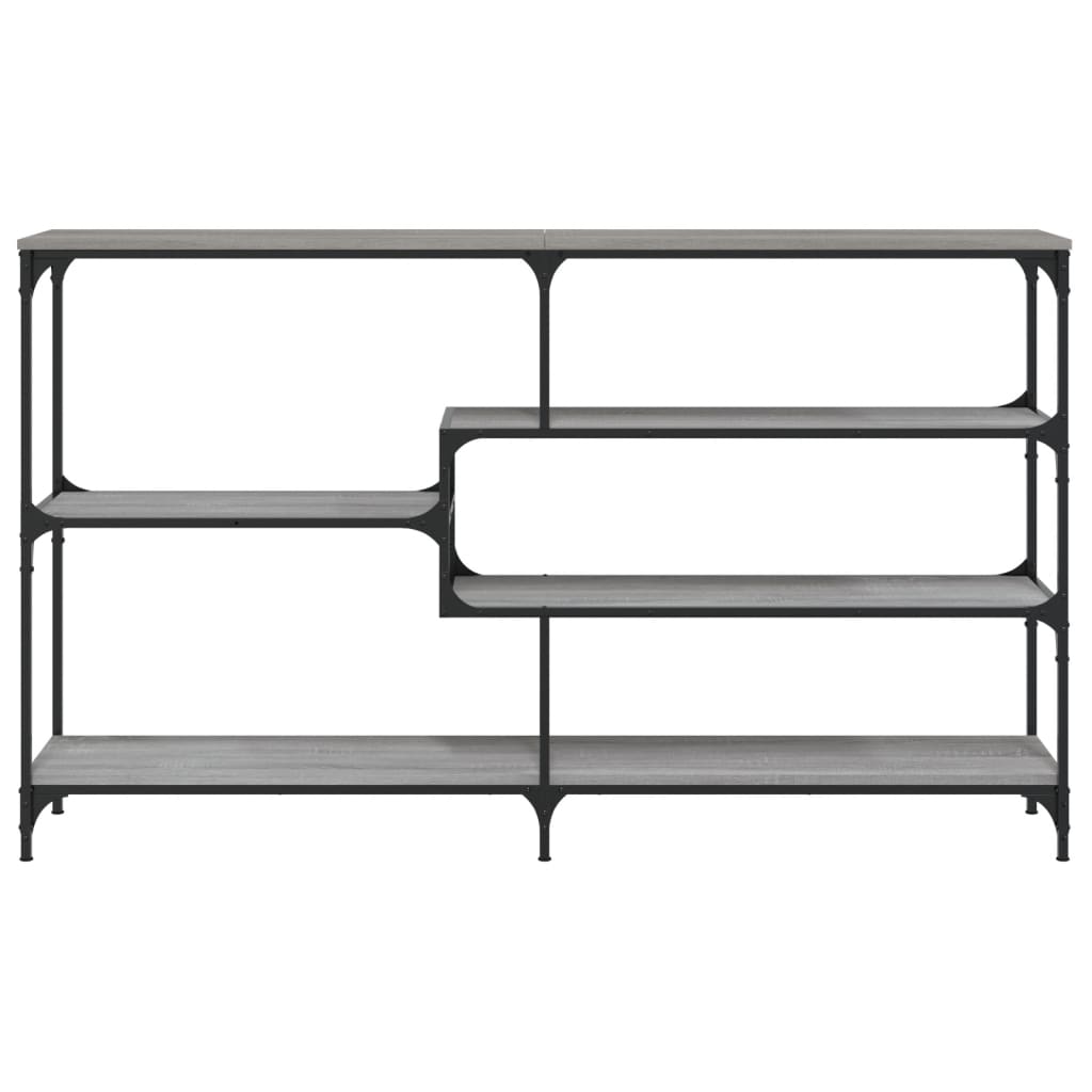 vidaXL Console Table Grey Sonoma 160x32x95 cm Engineered Wood