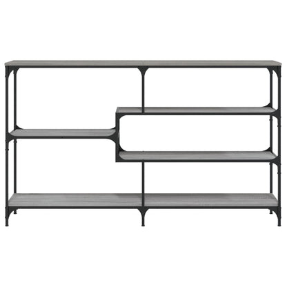 vidaXL Console Table Grey Sonoma 160x32x95 cm Engineered Wood