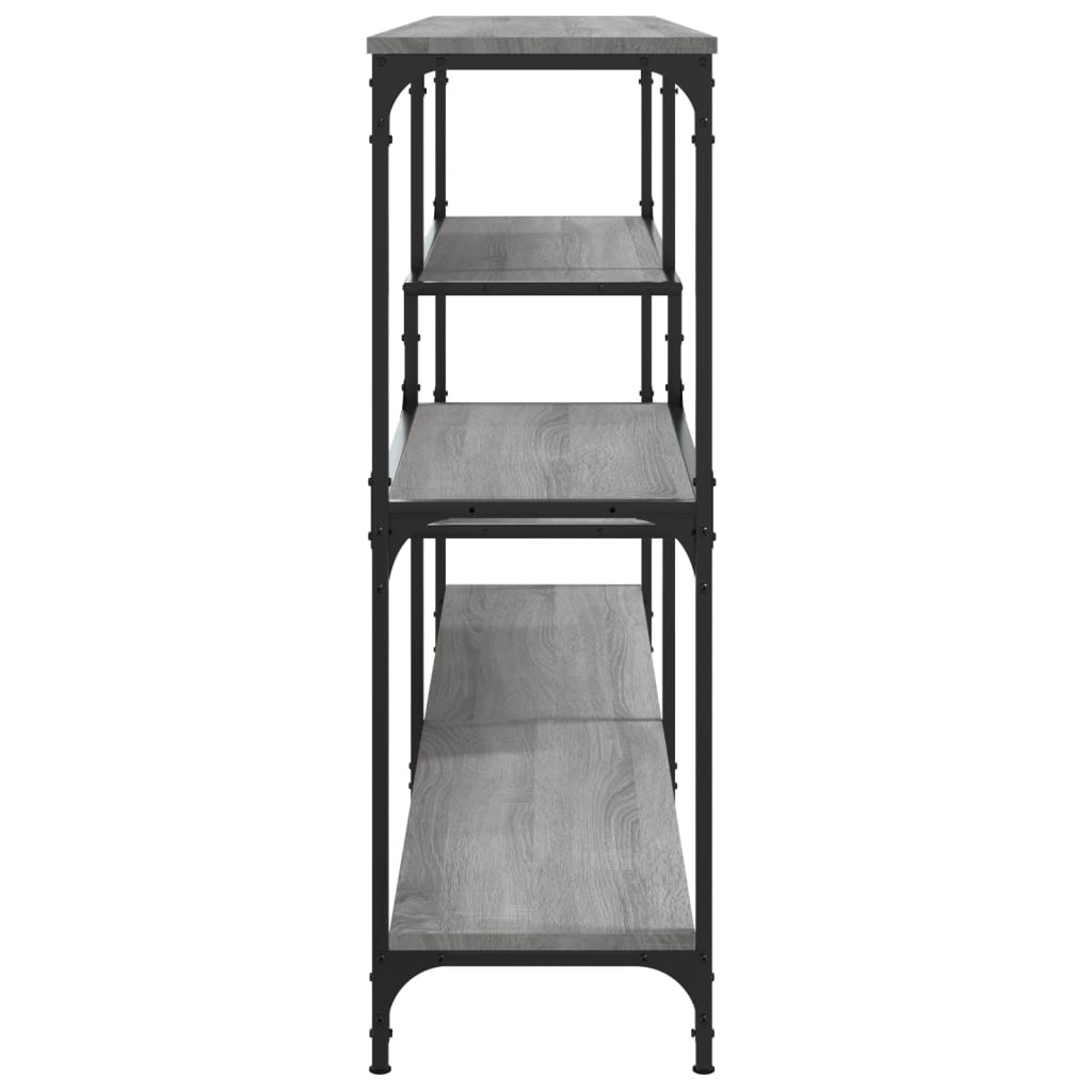 vidaXL Console Table Grey Sonoma 160x32x95 cm Engineered Wood