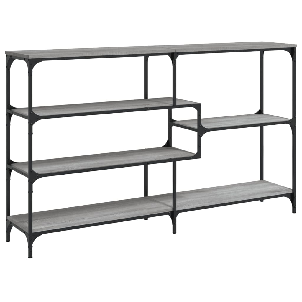 vidaXL Console Table Grey Sonoma 160x32x95 cm Engineered Wood