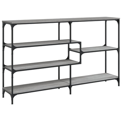 vidaXL Console Table Grey Sonoma 160x32x95 cm Engineered Wood