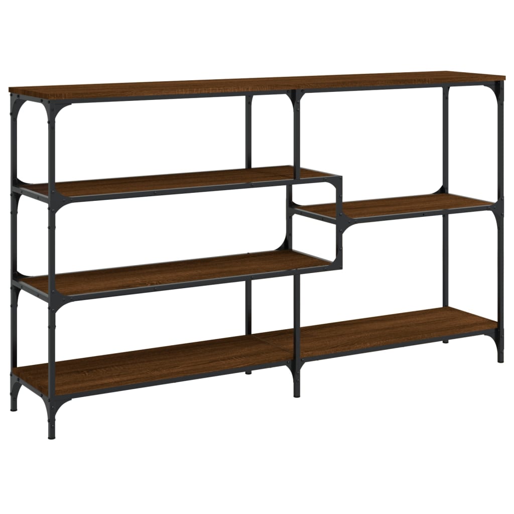 vidaXL Console Table Brown Oak 160x32x95 cm Engineered Wood