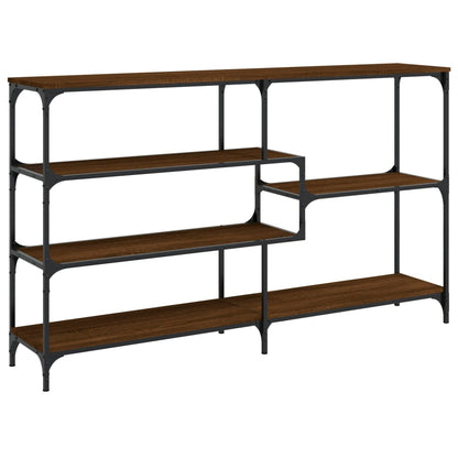 vidaXL Console Table Brown Oak 160x32x95 cm Engineered Wood