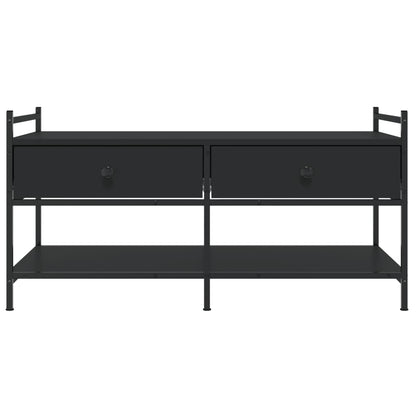 vidaXL Coffee Table Black 99x50x50 cm Engineered Wood