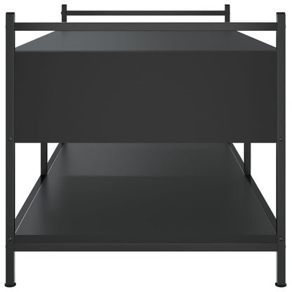 vidaXL Coffee Table Black 99x50x50 cm Engineered Wood