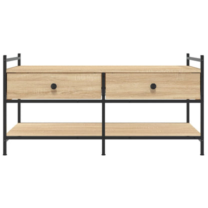 vidaXL Coffee Table Sonoma Oak 99x50x50 cm Engineered Wood