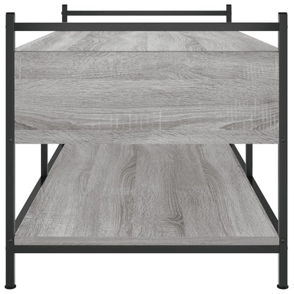 vidaXL Coffee Table Grey Sonoma 99x50x50 cm Engineered Wood