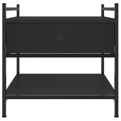 vidaXL Coffee Table Black 50x50x50 cm Engineered Wood