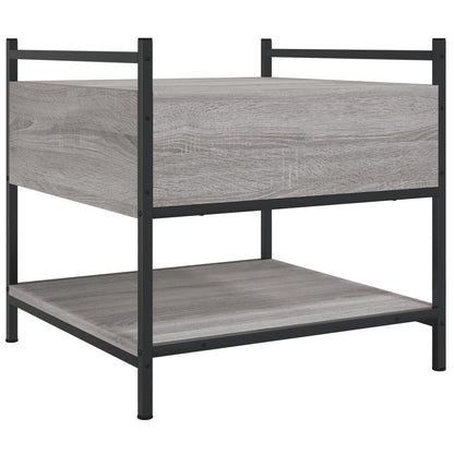 vidaXL Coffee Table Grey Sonoma 50x50x50 cm Engineered Wood