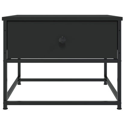 vidaXL Coffee Table Black 51x51x40 cm Engineered Wood