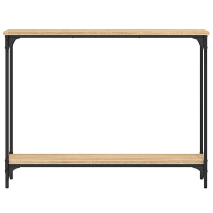 vidaXL Console Table Sonoma Oak 100x22,5x75 cm Engineered Wood
