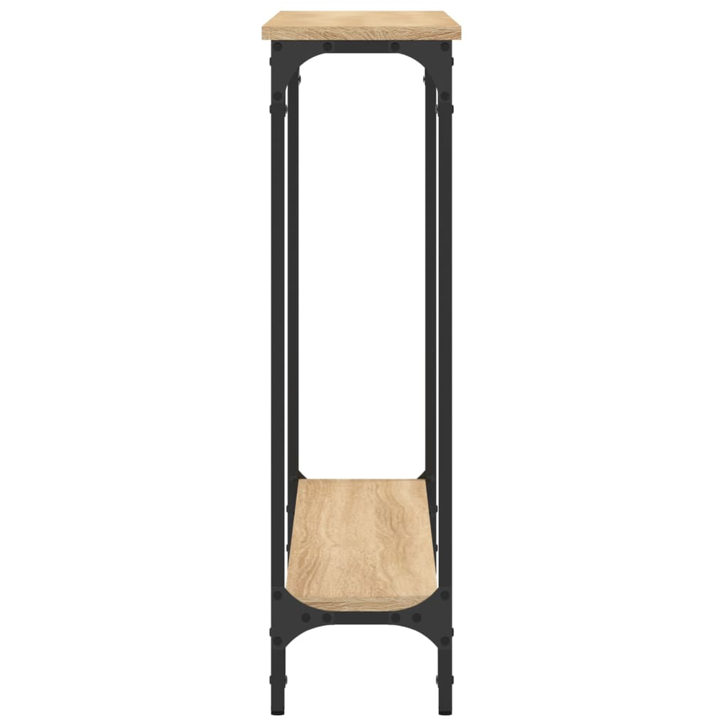 vidaXL Console Table Sonoma Oak 100x22,5x75 cm Engineered Wood