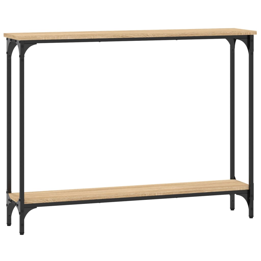 vidaXL Console Table Sonoma Oak 100x22.5x75 cm Engineered Wood