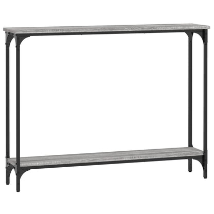 vidaXL Console Table Grey Sonoma 100x22,5x75 cm Engineered Wood