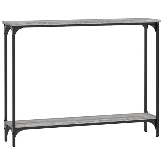 vidaXL Console Table Grey Sonoma 100x22,5x75 cm Engineered Wood