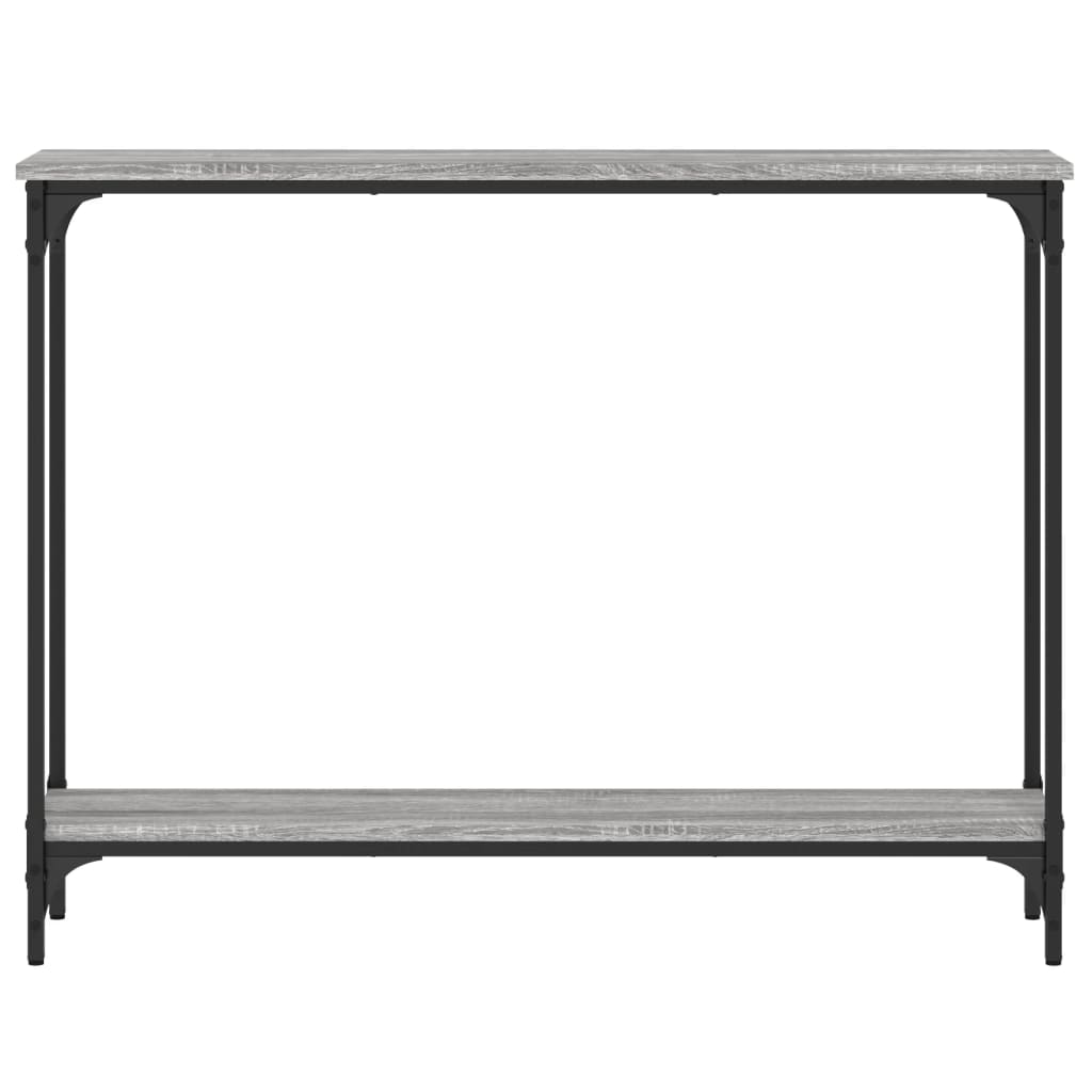 vidaXL Console Table Grey Sonoma 100x22,5x75 cm Engineered Wood
