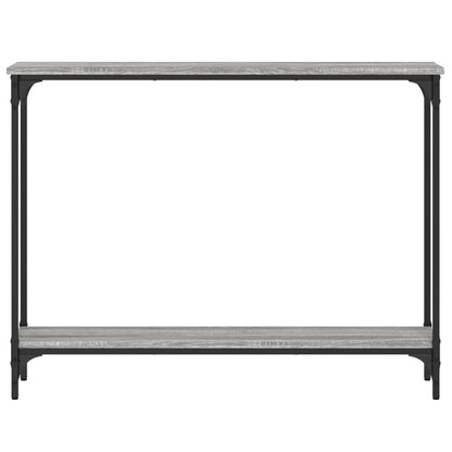 vidaXL Console Table Grey Sonoma 100x22,5x75 cm Engineered Wood