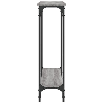vidaXL Console Table Grey Sonoma 100x22,5x75 cm Engineered Wood