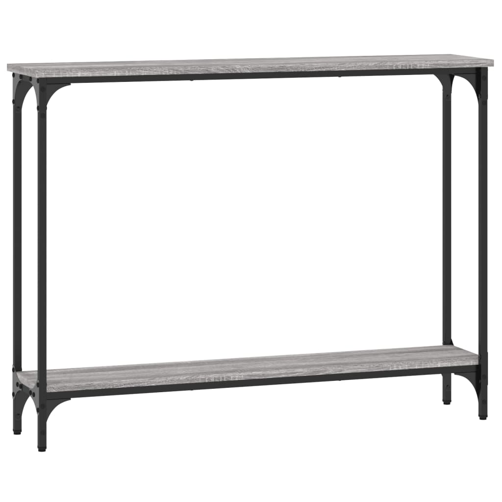 vidaXL Console Table Grey Sonoma 100x22,5x75 cm Engineered Wood