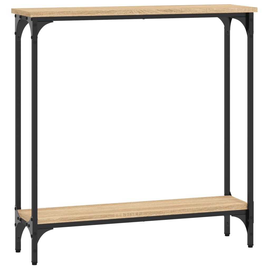 vidaXL Console Table Sonoma Oak 75x22,5x75 cm Engineered Wood