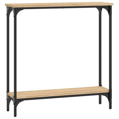 vidaXL Console Table Sonoma Oak 75x22,5x75 cm Engineered Wood