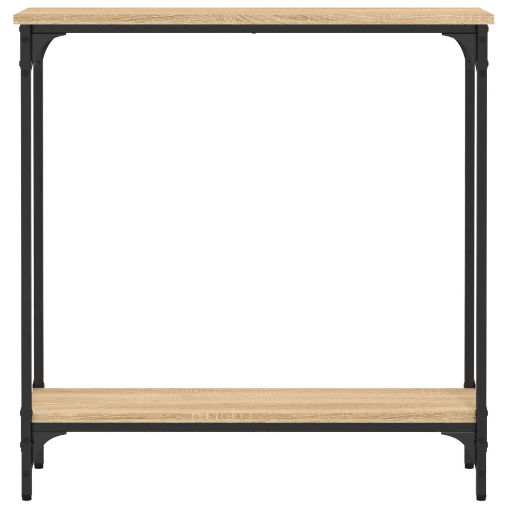 vidaXL Console Table Sonoma Oak 75x22,5x75 cm Engineered Wood