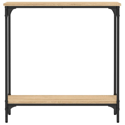 vidaXL Console Table Sonoma Oak 75x22,5x75 cm Engineered Wood