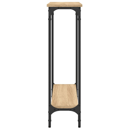 vidaXL Console Table Sonoma Oak 75x22,5x75 cm Engineered Wood