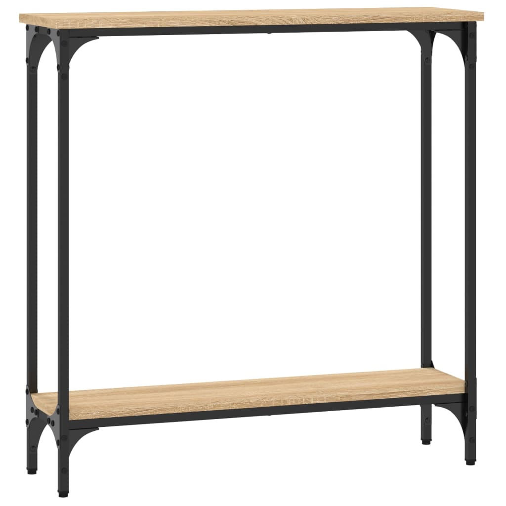 vidaXL Console Table Sonoma Oak 75x22,5x75 cm Engineered Wood