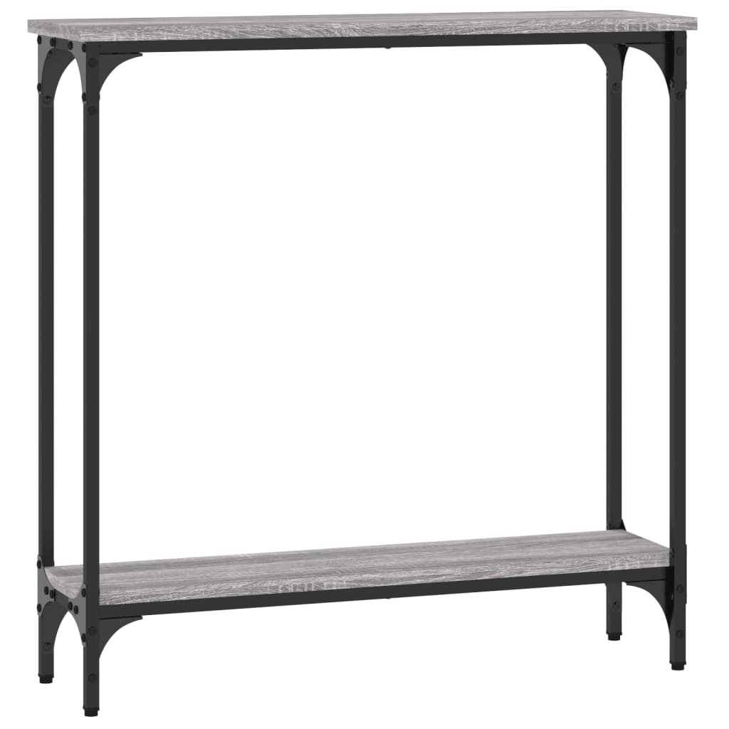 vidaXL Console Table Grey Sonoma 75x22.5x75 cm Engineered Wood