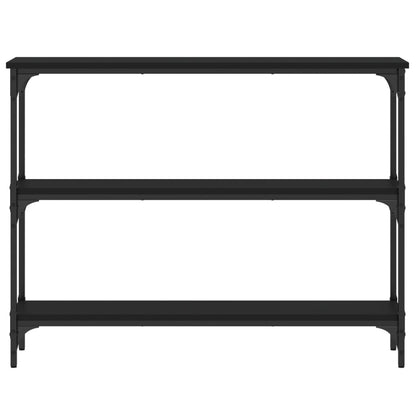 vidaXL Console Table Black 100x22.5x75 cm Engineered Wood