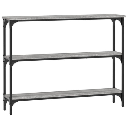 vidaXL Console Table Grey Sonoma 100x22,5x75 cm Engineered Wood