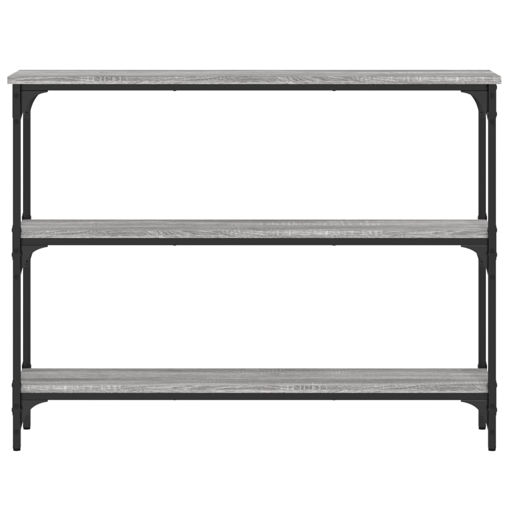 vidaXL Console Table Grey Sonoma 100x22,5x75 cm Engineered Wood