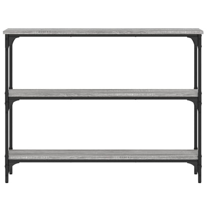 vidaXL Console Table Grey Sonoma 100x22,5x75 cm Engineered Wood