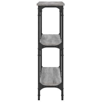 vidaXL Console Table Grey Sonoma 100x22,5x75 cm Engineered Wood