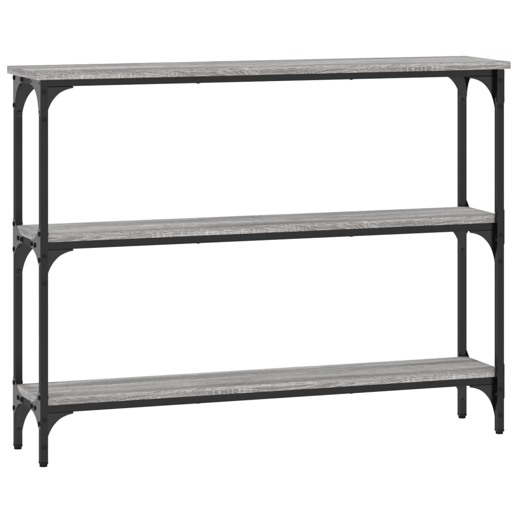 vidaXL Console Table Grey Sonoma 100x22,5x75 cm Engineered Wood