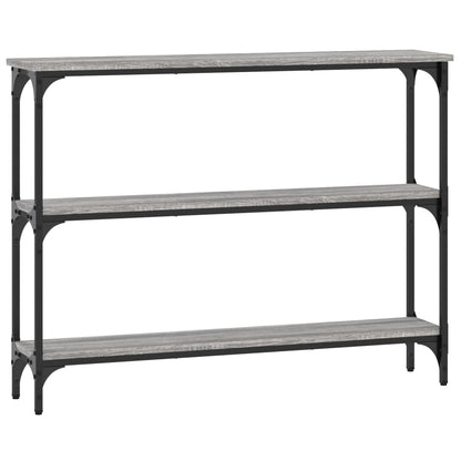 vidaXL Console Table Grey Sonoma 100x22,5x75 cm Engineered Wood